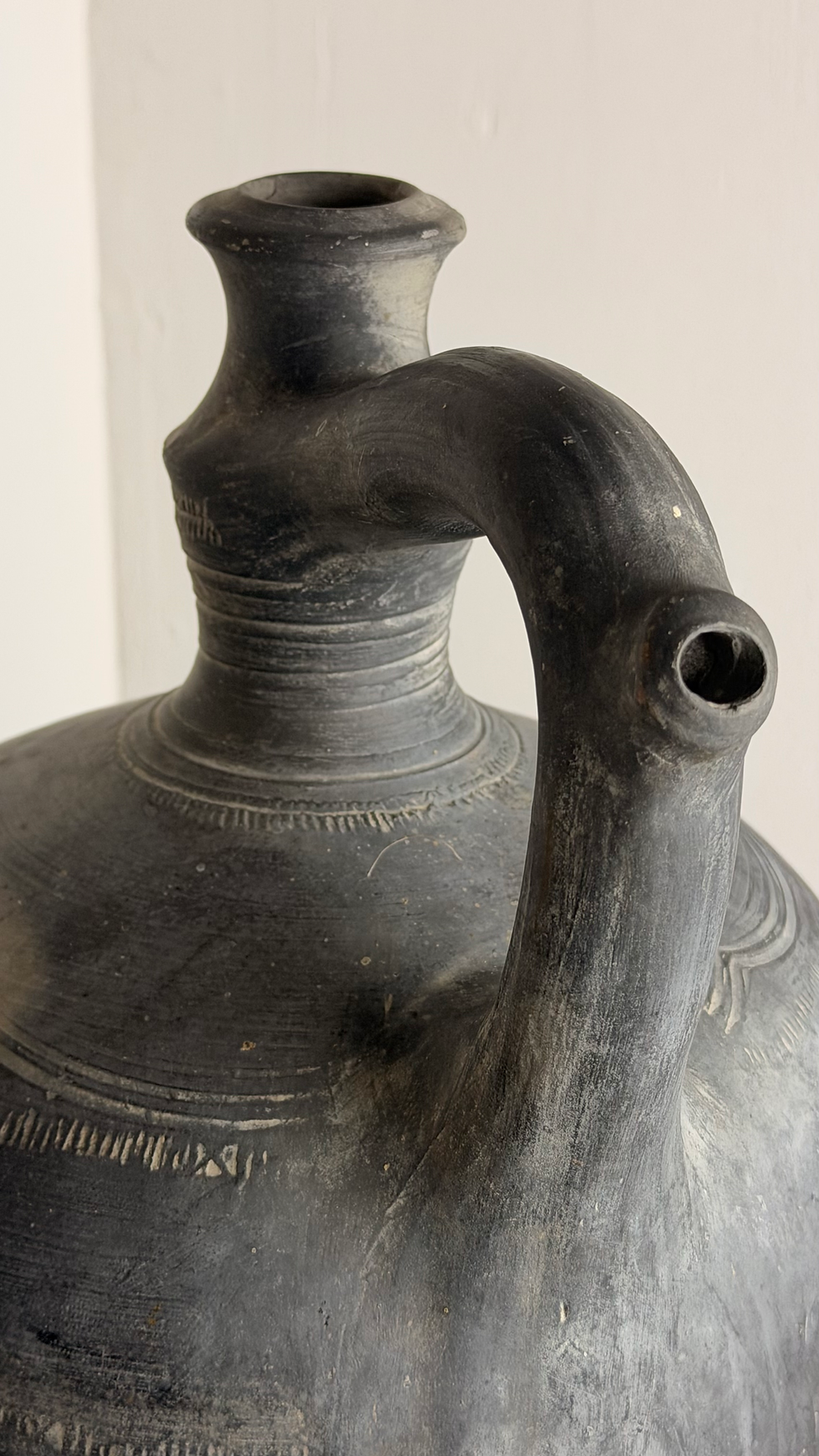 Thumbnail: Black Clay Wine-Serving Jug 