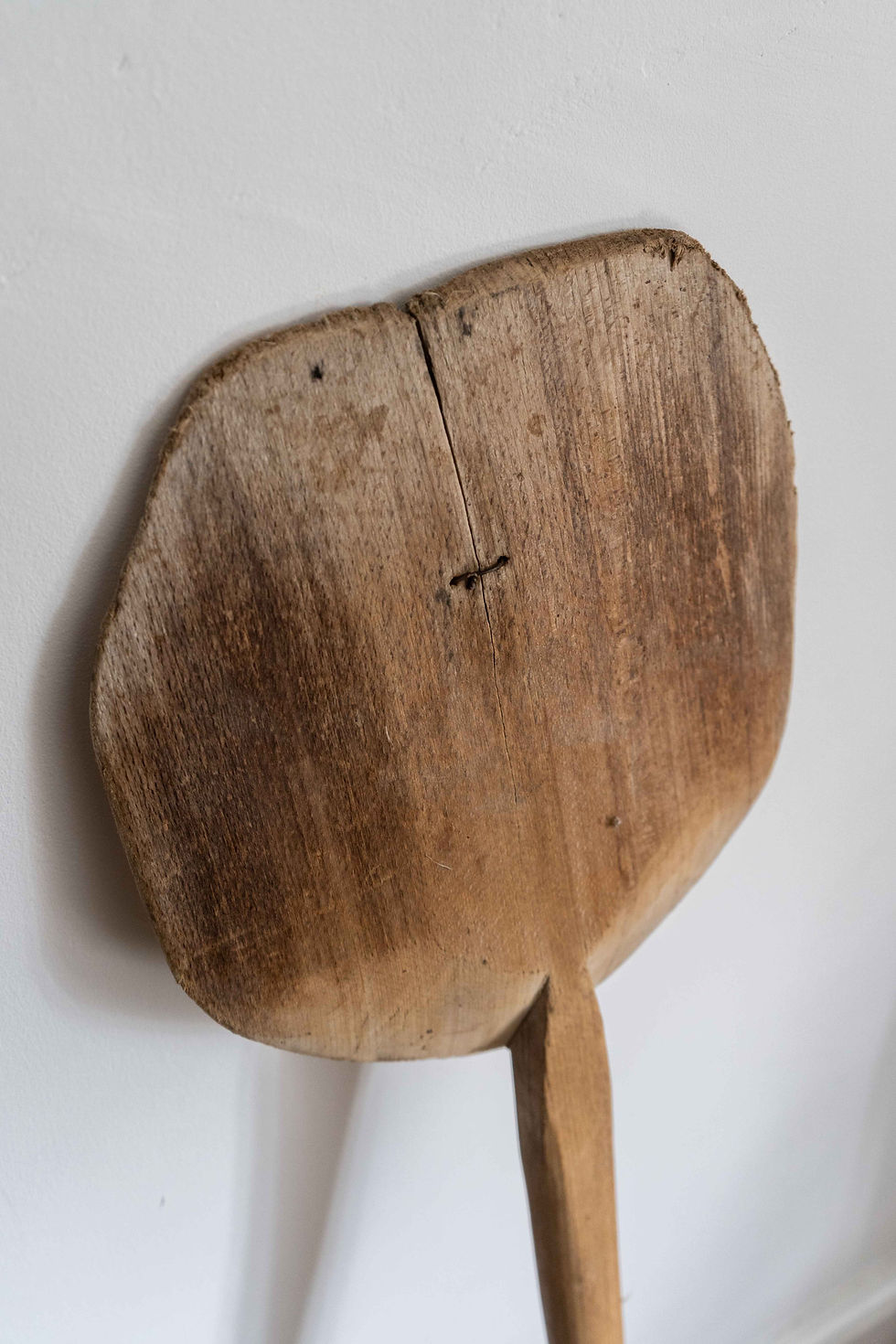 Thumbnail: Antique Hungarian Wooden Bread Peel