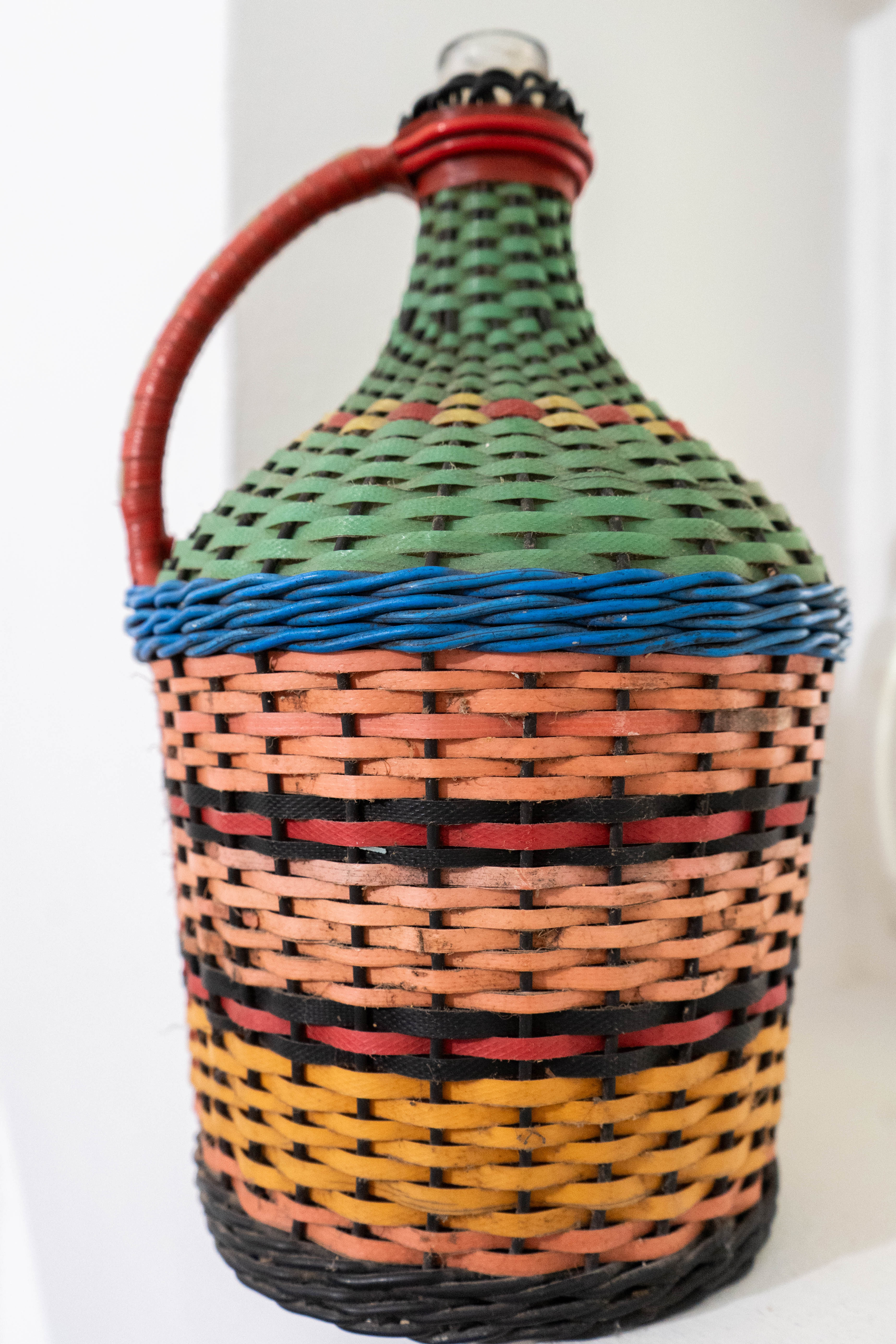 Retro Woven Demijohn