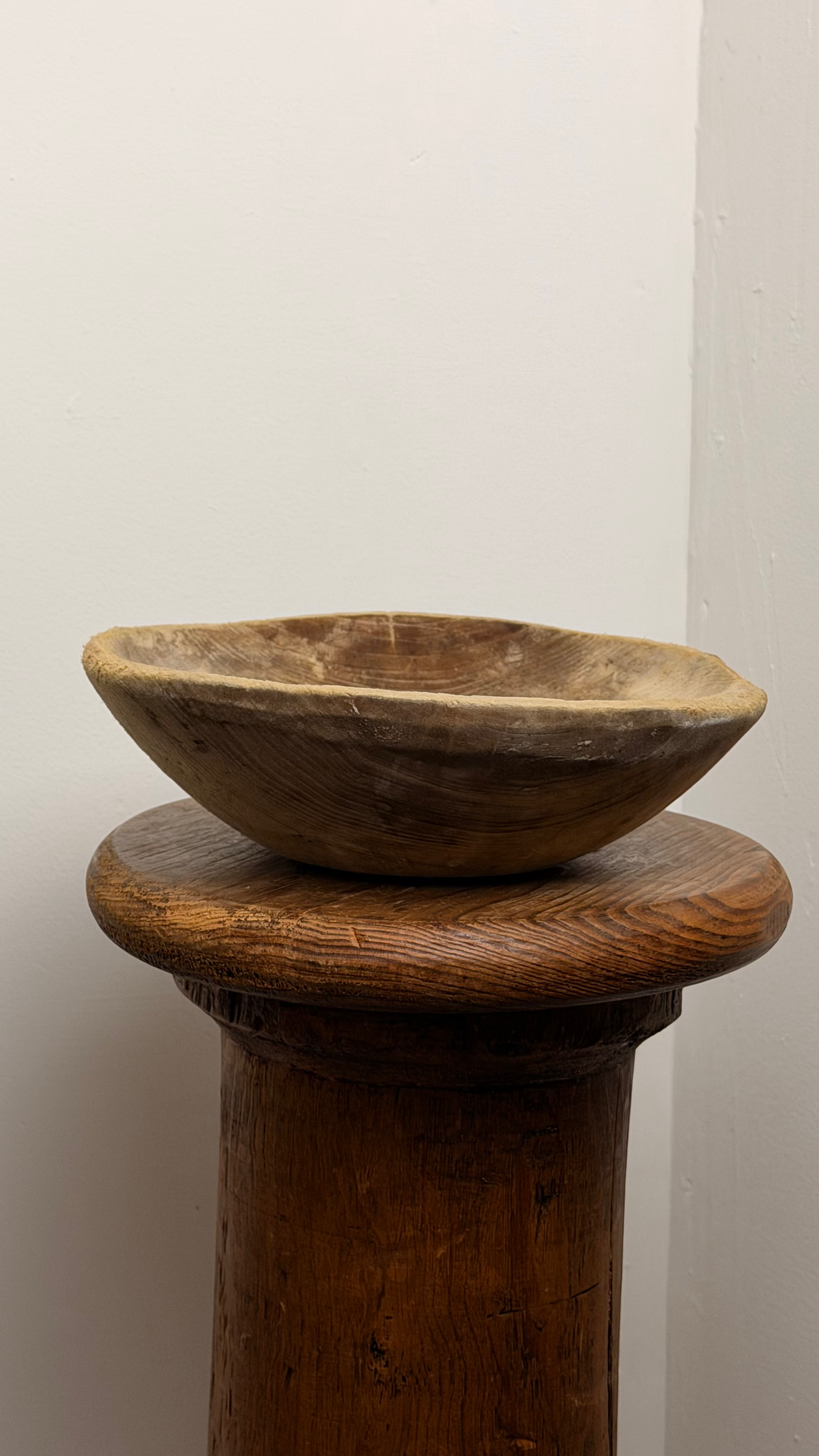 Vintage Hungarian Folk Wooden Bowl