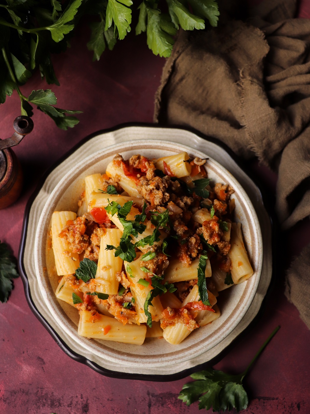 Arranged Food and Objects