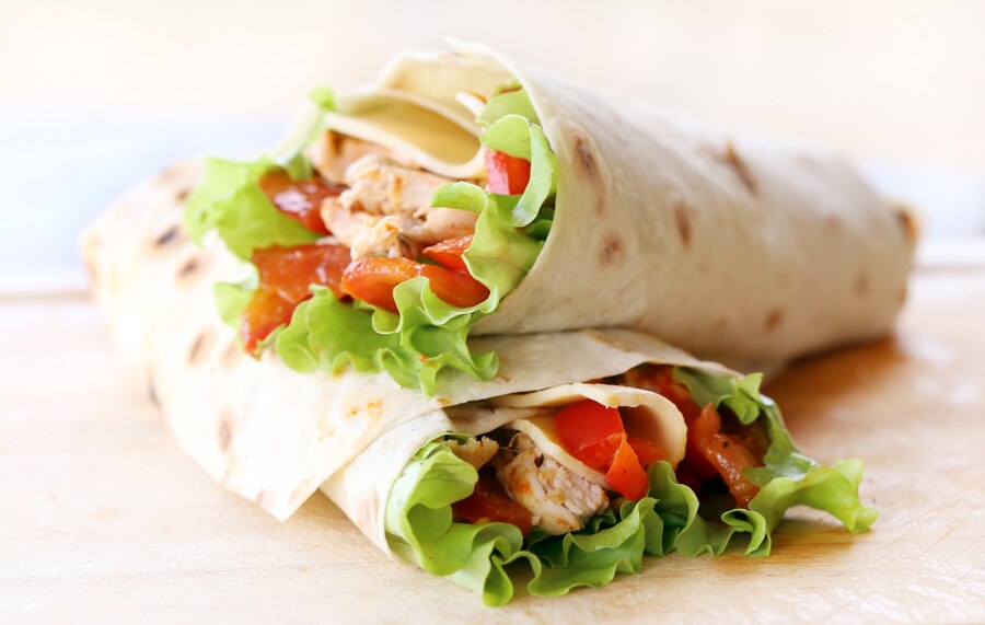 Arranged Food and Objects