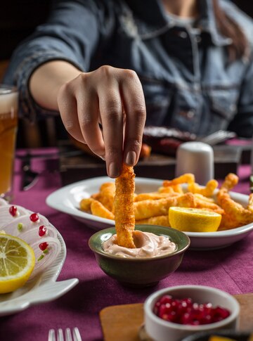 Arranged Food and Objects
