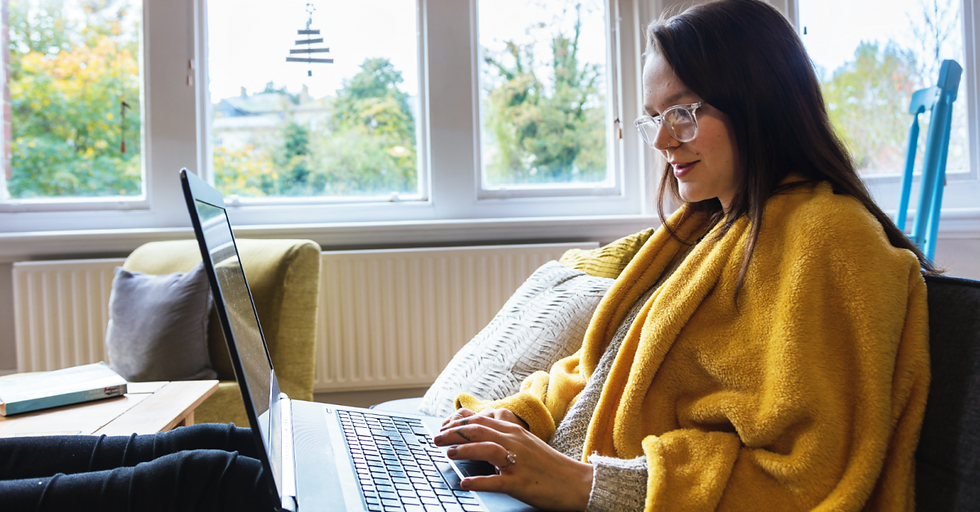 woman on laptop