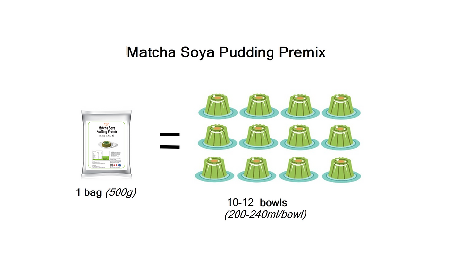 Thumbnail: Matcha Soya Pudding Premix抹茶豆花布丁粉