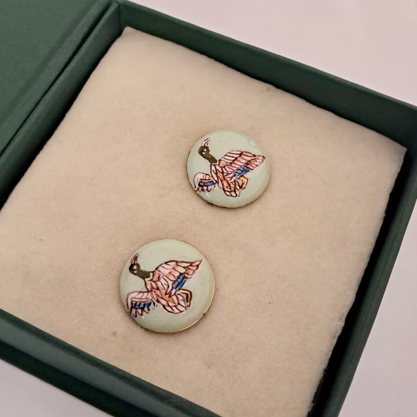 Handpainted cufflinks