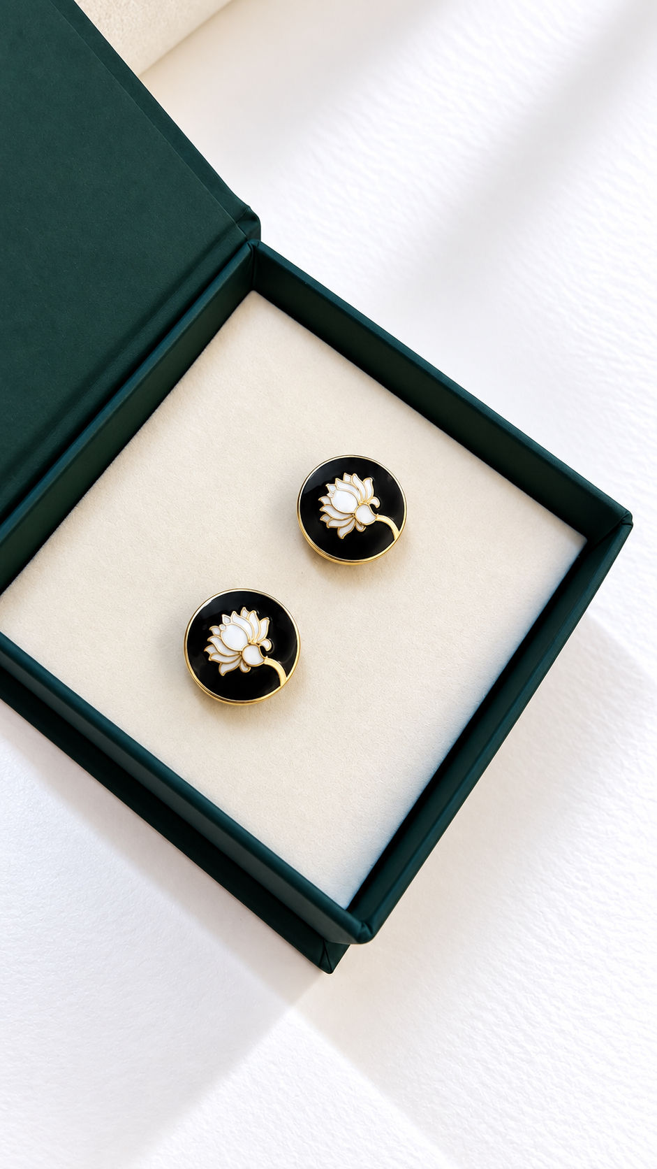 Black cufflinks