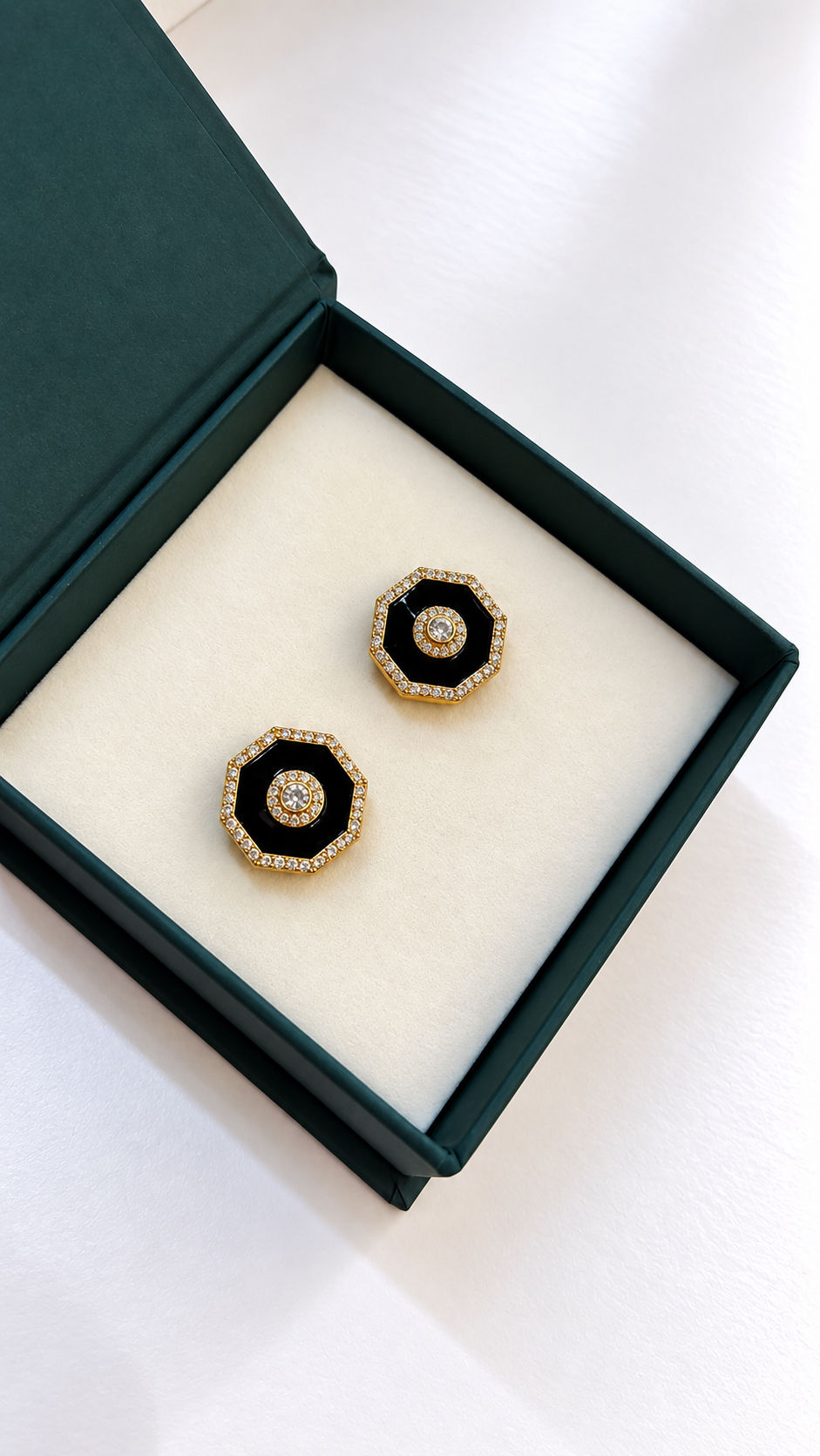 Black cufflinks
