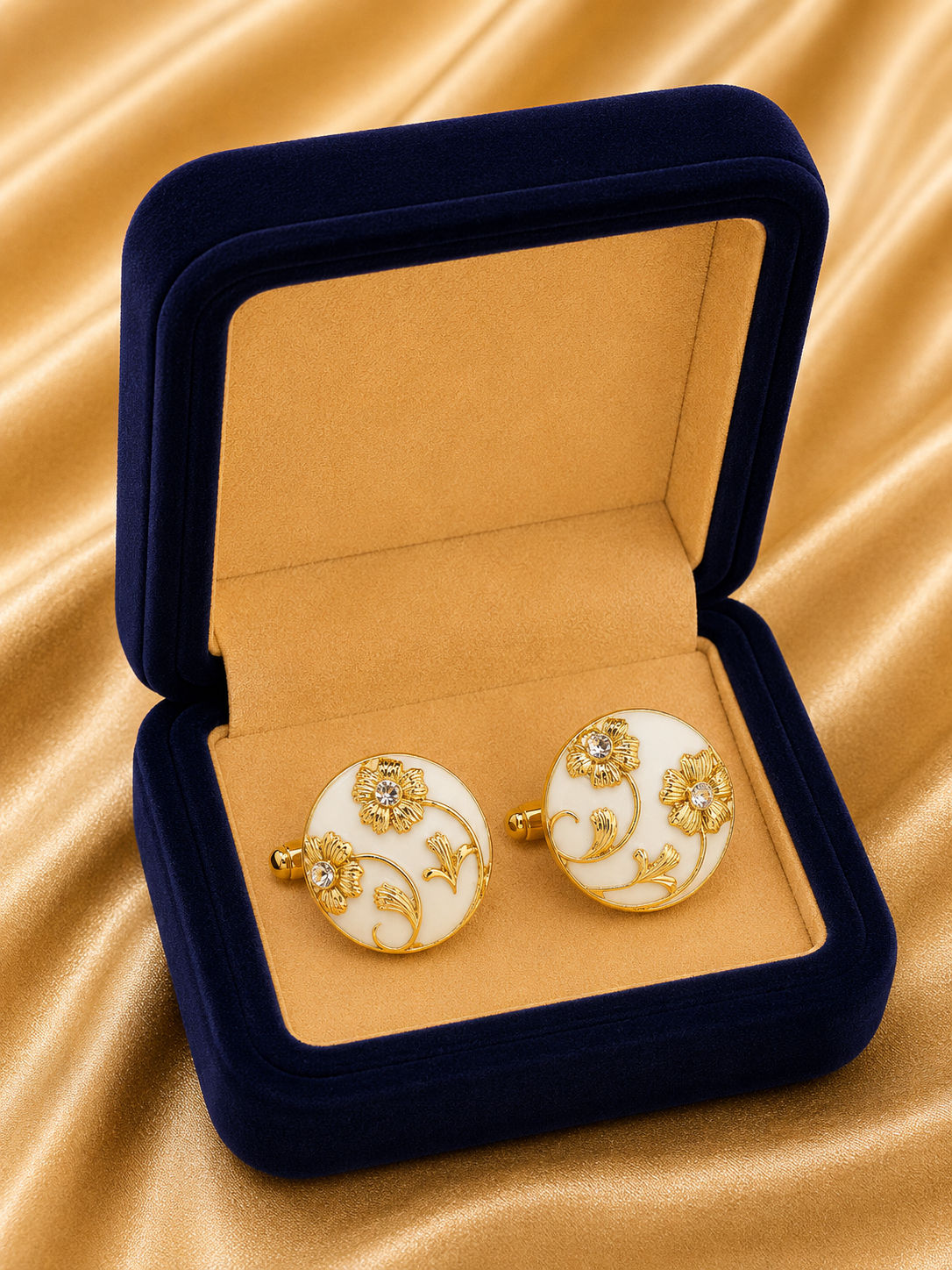 Ivory Bloom Royale Cufflink