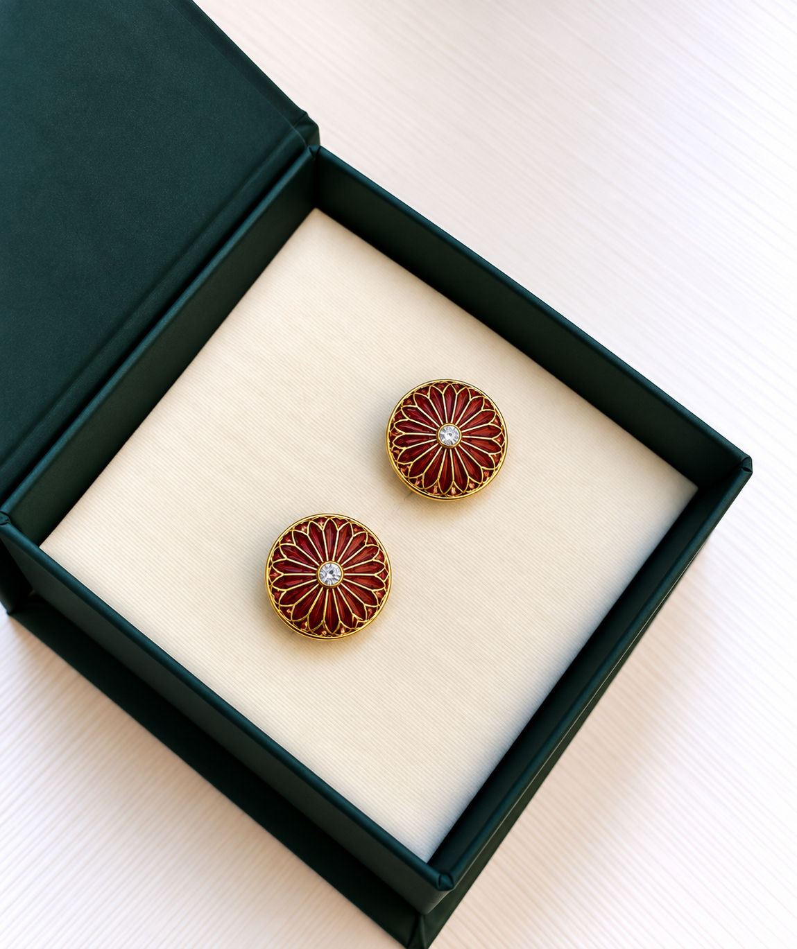 Surkh Surya Cufflinks