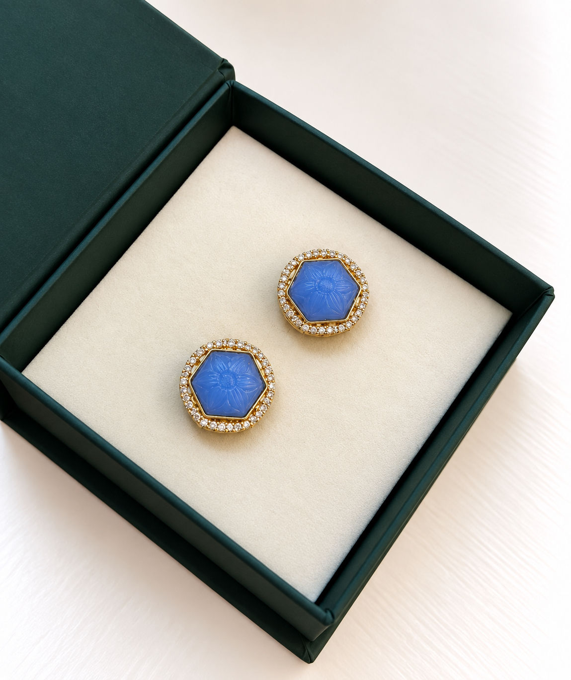 Aruna Sky Blue Cufflinks