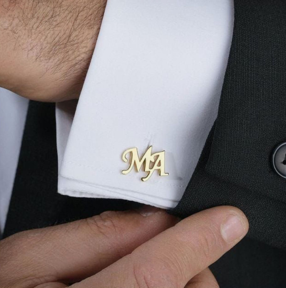 Custom Initial Cufflinks l