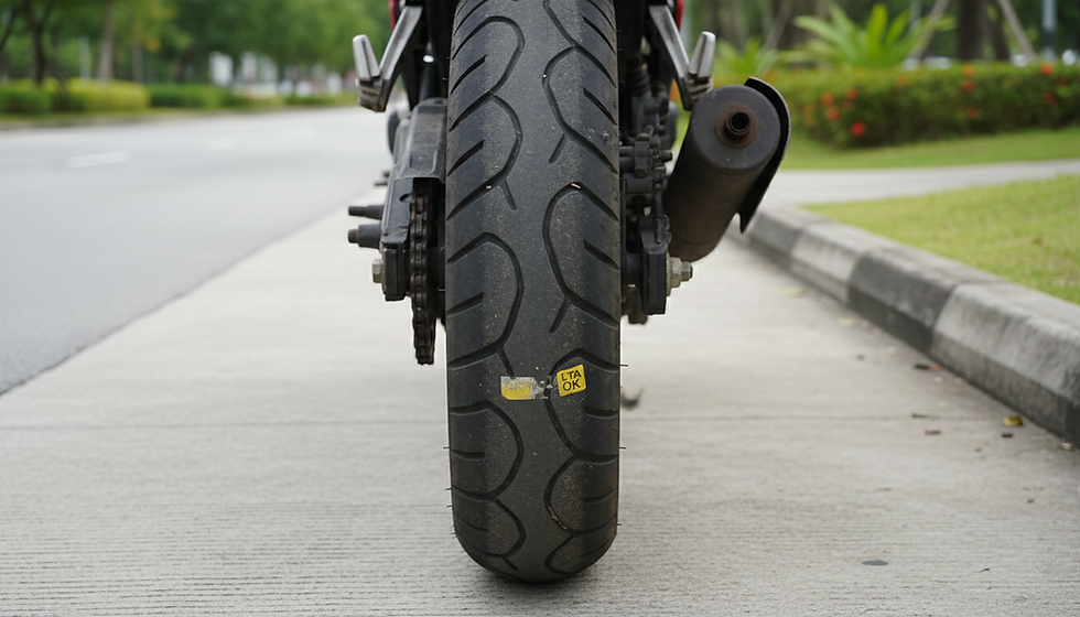 Singapore Rider Check for Safe 2026 : Tyre , Brakes and Light - Get Fixed at EZ Motor 