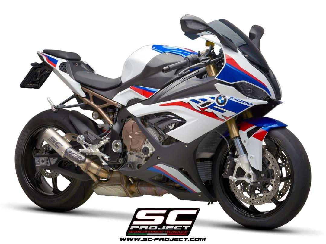 BMW S1000RR (2019 - 2020) SC Project CR-T Titanium Slip On Exhaust (LTA Complian
