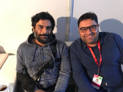 a image of kamal tandon with best south actor.
( artist management in pitampura )