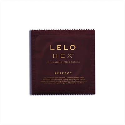 LELO Hex Respect • ללו הקס ריספקט - 58 מ"מ - 3/12/36 קונדומים משושים