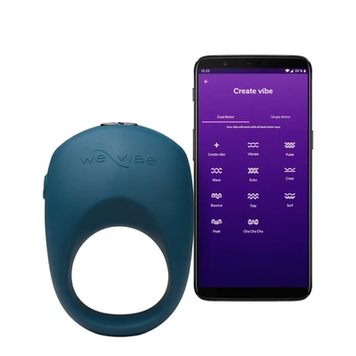 We-Vibe Pivot 2 • ווי-וייב פיבוט 2: טבעת זוגית לרטט עמוק ללא מאמץ, עם אפליקציה