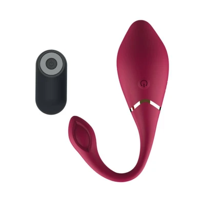 Vibrating Egg • סדרת הבייסיק: ביצת רטט אלגנטית לנקודת הג'י, עם שלט רחוק