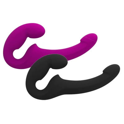 Fun Factory Share Lite • פאן פקטורי שייר לייט: דילדו כפול / סטראפ-און ללא רתמה