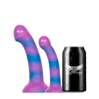 Mythology Dion Dildo • דיון: דילדו גלקטי מעוקל קטן/בינוני (מתאים לסטראפ-און)