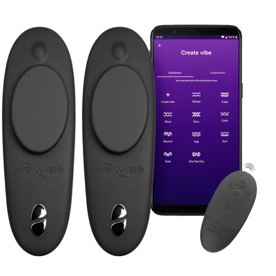We-Vibe Moxie*2 • ווי-וייב סט זוגי: תחתוני רטט מוקסי+מוקסי, עם שלט ואפליקציה