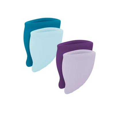 Fun Factory Menstrual Kit • פאן פקטורי קיט וסת: סט שתי גביעוניות בגדלים שונים