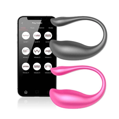 Oninder Nairobi C-Shape Egg • אונינדר ניירבי: ביצת רטט לג'י-ספוט, עם אפליקציה
