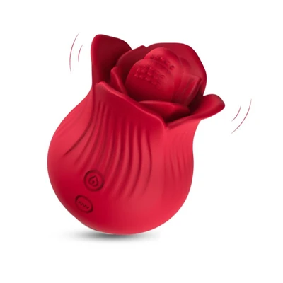 Armony Rose Vibrator • סדרת הבסיס: ויברטור ורד עם לשון מחוספסת