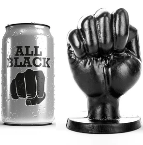 All Black Anal Plug 13x7.7 cm • אול בלאק פלאג פיסטינג: אגרוף גדול / כף יד