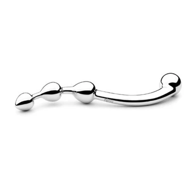 njoy Fun Wand (Steel Dildo) • אנג'וי פאן וואנד: דילדו מתכת וגינלי ואנאלי