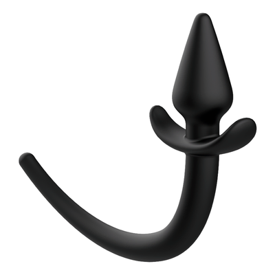 Addicted Toys Puppy Tail Butt Plug • סדרת הבסיס: באט פלאג סיליקון זנב כלבלבי