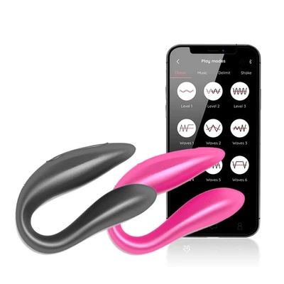 Oninder Lisboa U-Shape Stimulator • אונינדר ליסבון לג'י-ספוט ולדגדגן עם אפליקציה