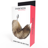 Darkness Butt Plug with Tail • סדרת הבסיס: באט פלאג מתכת עם זנב מפואר (2 גדלים)