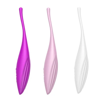 Satisfyer Twirling Joy•סטיספייר טווירלינג ג'וי: ויברטור ממוקד דגדגן עם אפליקציה