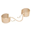 Bijoux Indiscrets Desir Metallic Handcuffs • ביז'ו: אזיקים שהופכים לצמיד אלגנטי