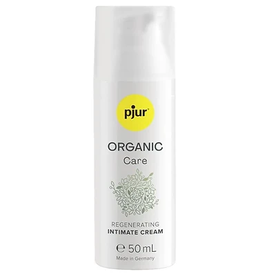 pjur Organic Care • פיור אורגניק קייר: קרם משקם טבעוני אורגני, בסיס מים, 50 מ"ל