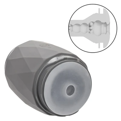 CalEx Vibro Squeeze Stroker • קל-אקס ויברו סקוויז סטרוקר: רוטט, "חולב" ונלפת