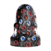 All Black Anal Plug 23x14 cm • אול בלאק פלאג אנאלי גדול "קסדה" 23x14 ס"מ