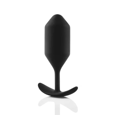 B-Vibe Snug Plug 4: Weighted Butt Plug • בי-וייב סנאג פלאג 4 עם משקולת: גדול מאד