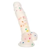 CalEx Studs Party Boy Dildo  • קלאקס סטאדס פארטי בוי: דילדו עם קונפטי (2 גדלים)