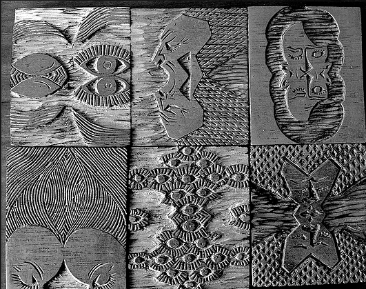 Matrizes do livreto Sobre Espelhos