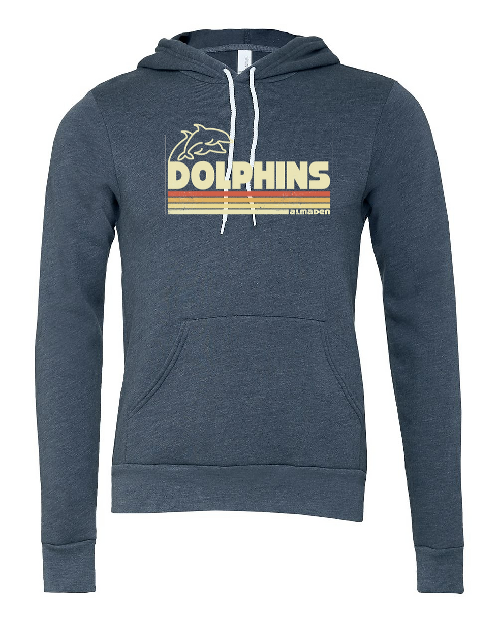 Thumbnail: Dolphins Retro BELLA + CANVAS - Hoodie