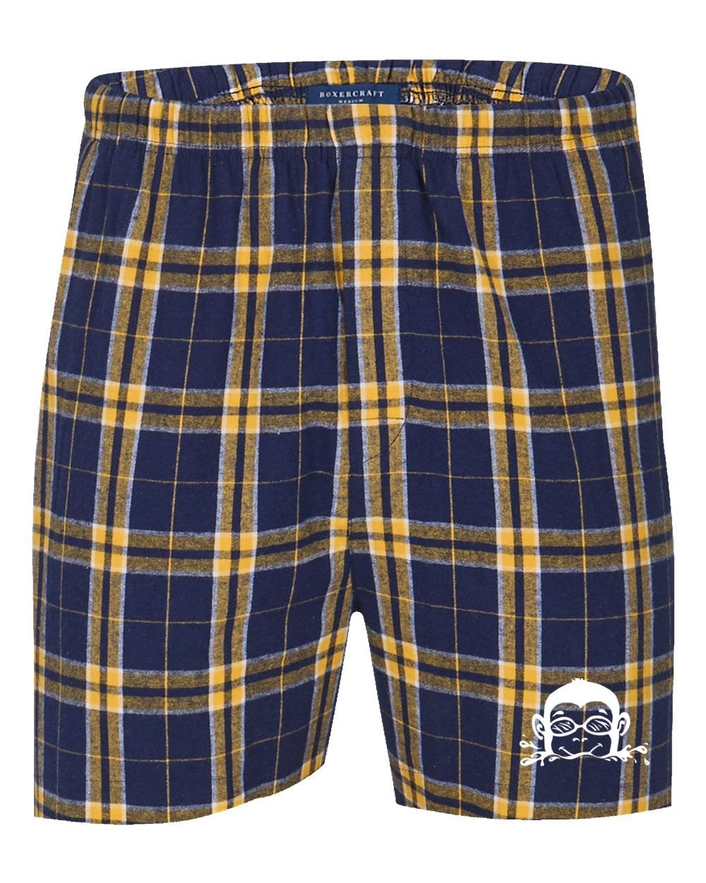 GM Flannel Men's Shorts-Boxercraft