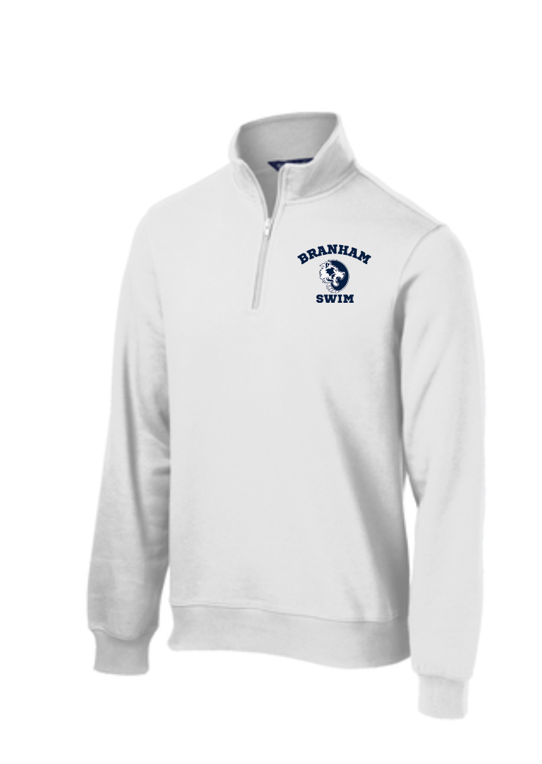 Thumbnail: Branham Swim- Port & Company ®  Fleece 1/4-Zip Pullover Sweatshirt