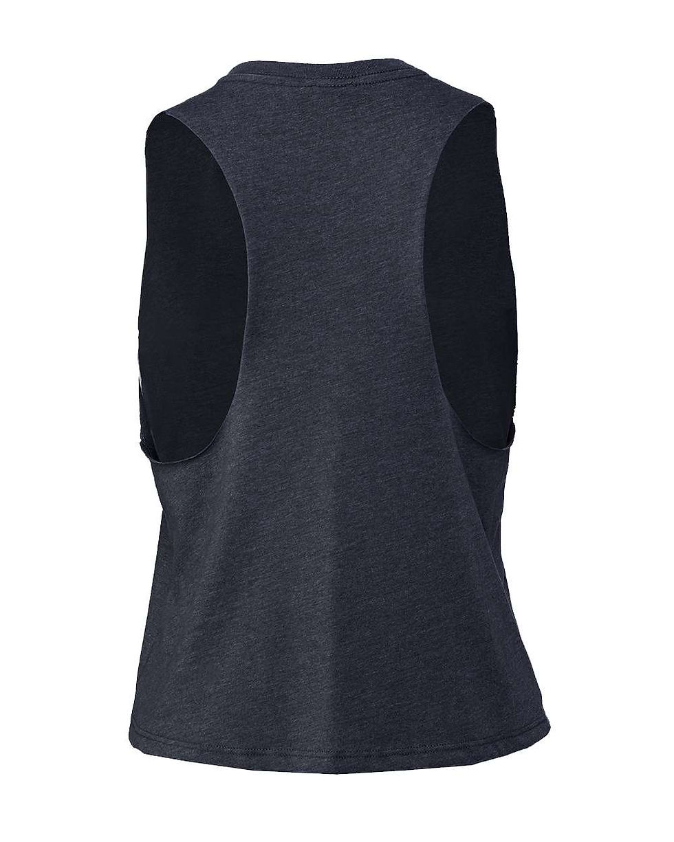 Thumbnail: Branham Flag Football Women's Racerback Crop Tank- Bella + Canvas
