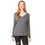 Thumbnail: Bella Canvas Ladies Long-Sleeve Flowy V-Neck - Dark/All