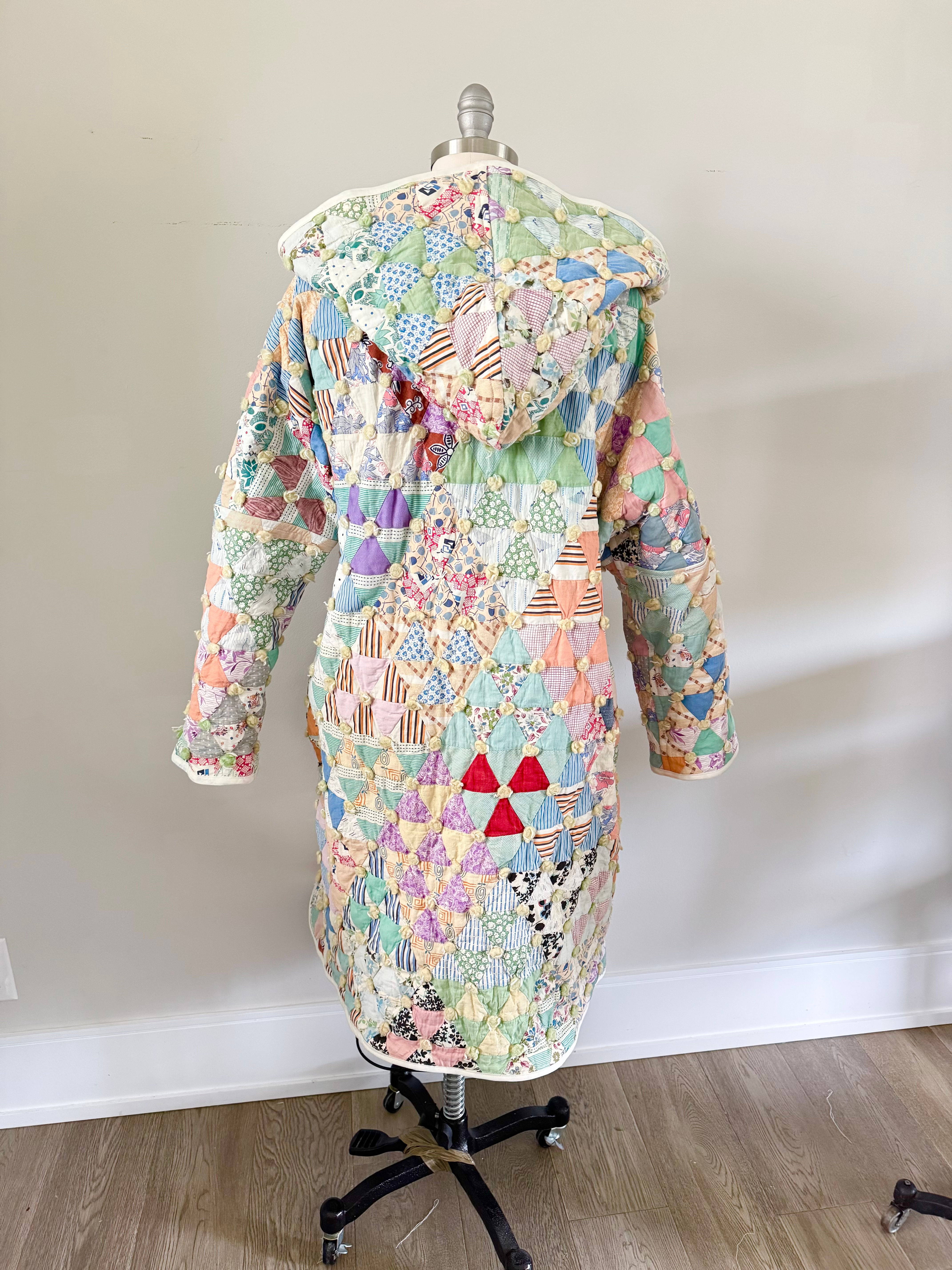 1930 Tie Quilt Coat