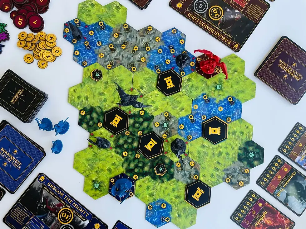 Boardquest: board and components