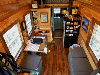 The Wicked Tiny House interior is finished - for now!