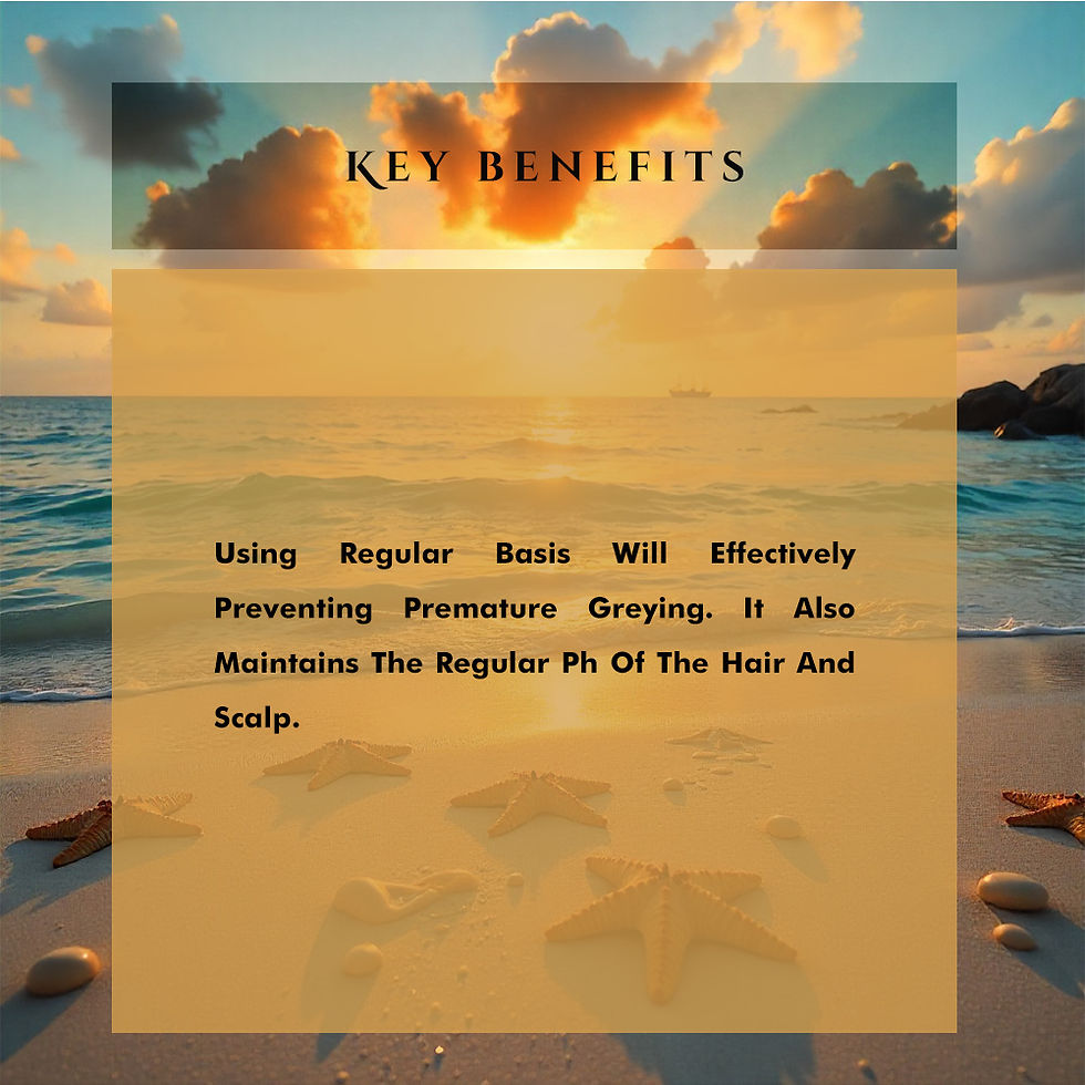 Thumbnail: Key Benefits  Natural Hair Growth & Anti-Greying Hair Care Combo.